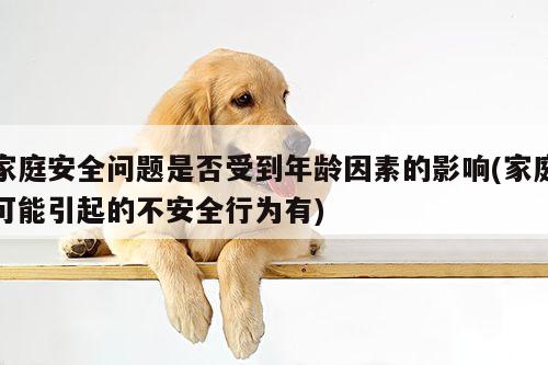 家庭安全问题是否受到年龄因素的影响(家庭可能引起的不安全行为有)