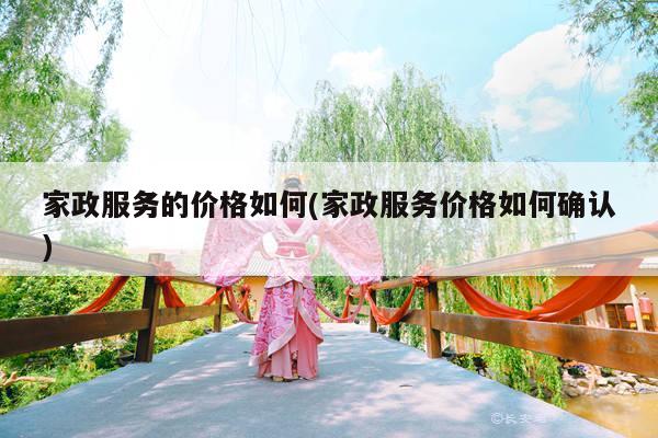 家政服务的价格如何(家政服务价格如何确认)