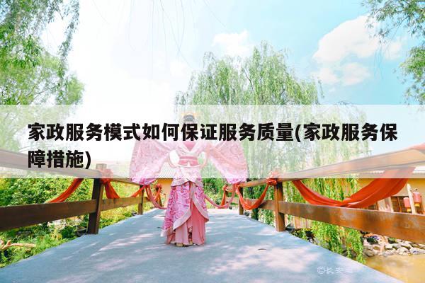 家政服务模式如何保证服务质量(家政服务保障措施)