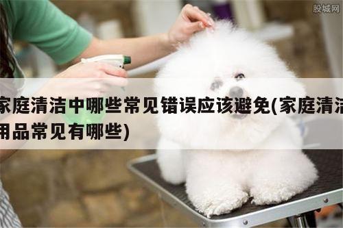 家庭清洁中哪些常见错误应该避免(家庭清洁用品常见有哪些)
