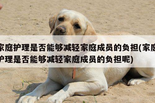 家庭护理是否能够减轻家庭成员的负担(家庭护理是否能够减轻家庭成员的负担呢)