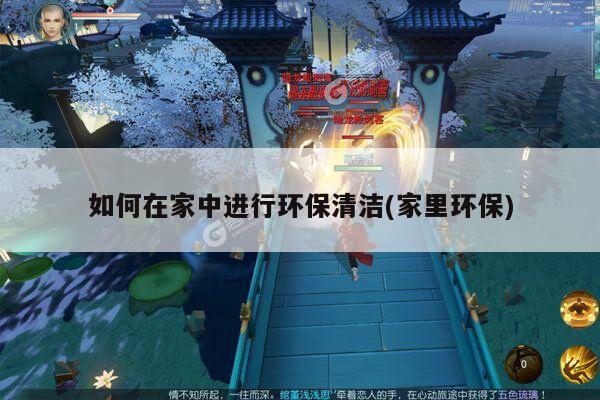 如何在家中进行环保清洁(家里环保)