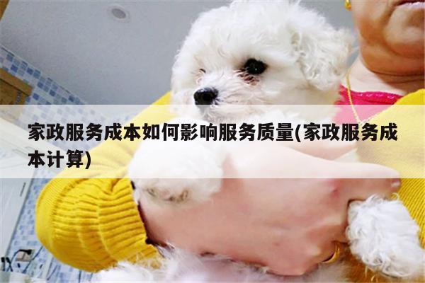 家政服务成本如何影响服务质量(家政服务成本计算)